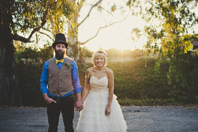 Eclectic Alice In Wonderland Wedding Inspiration via TheELD.com