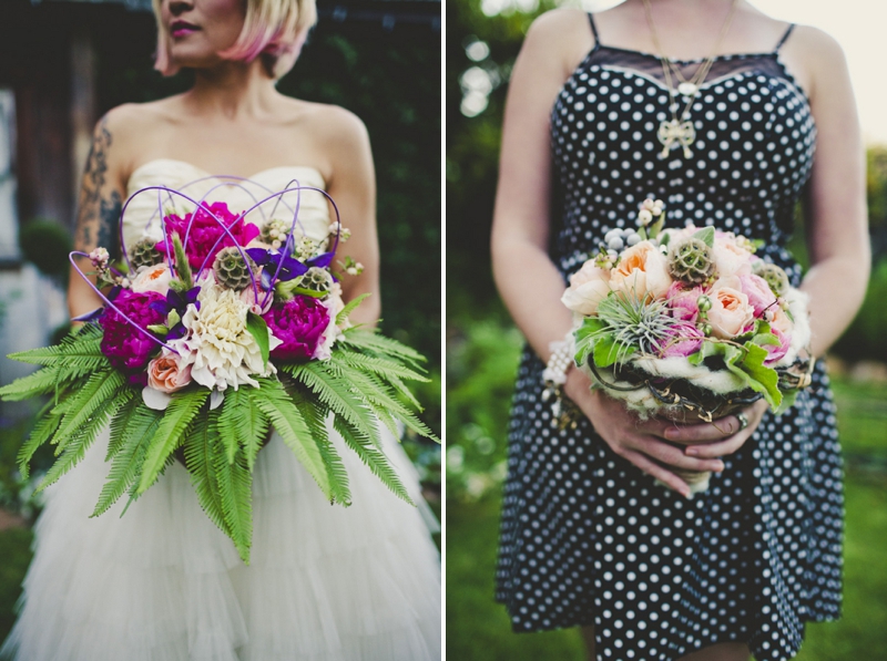 Eclectic Alice In Wonderland Wedding Inspiration via TheELD.com