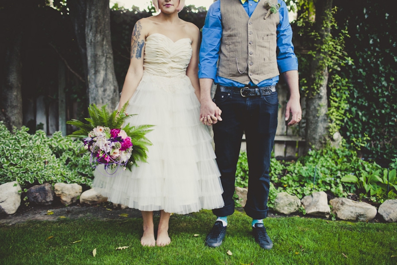 Eclectic Alice In Wonderland Wedding Inspiration via TheELD.com