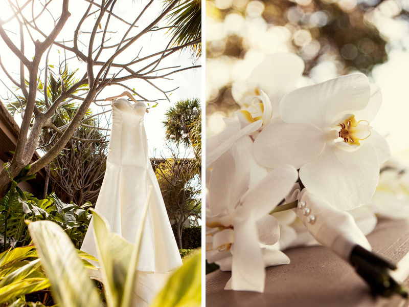 Chic & Modern Green & White Miami Wedding via TheELD.com