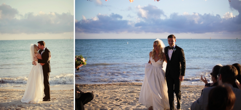 Eclectic Pink, Silver & Gold Key West Wedding via TheELD.com