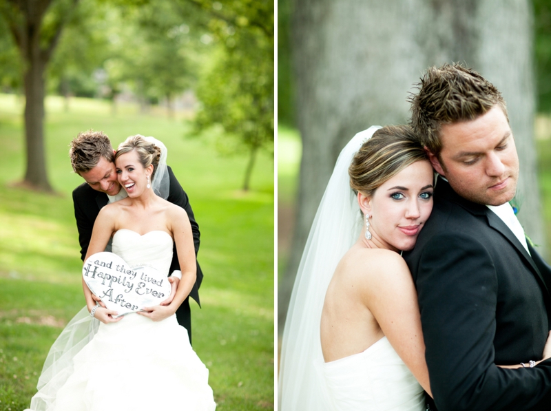 Elegant Eggplant & Navy North Carolina Wedding via TheELD.com