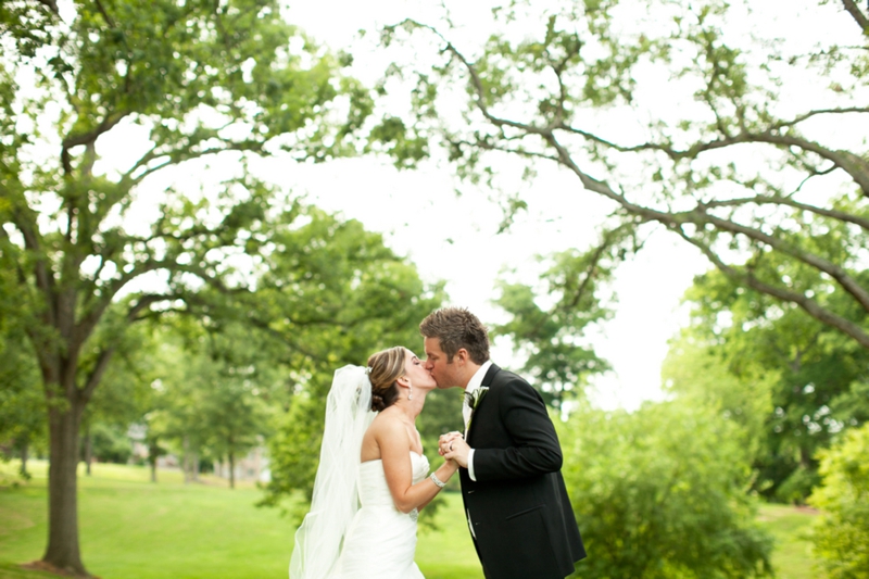 Elegant Eggplant & Navy North Carolina Wedding via TheELD.com