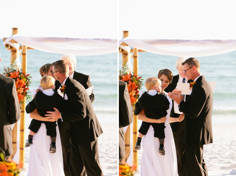 An Intimate Fall Inspired Beach Wedding via TheELD.com