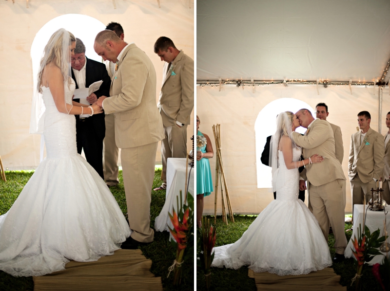 Aqua Florida Beach Wedding via TheELD.com