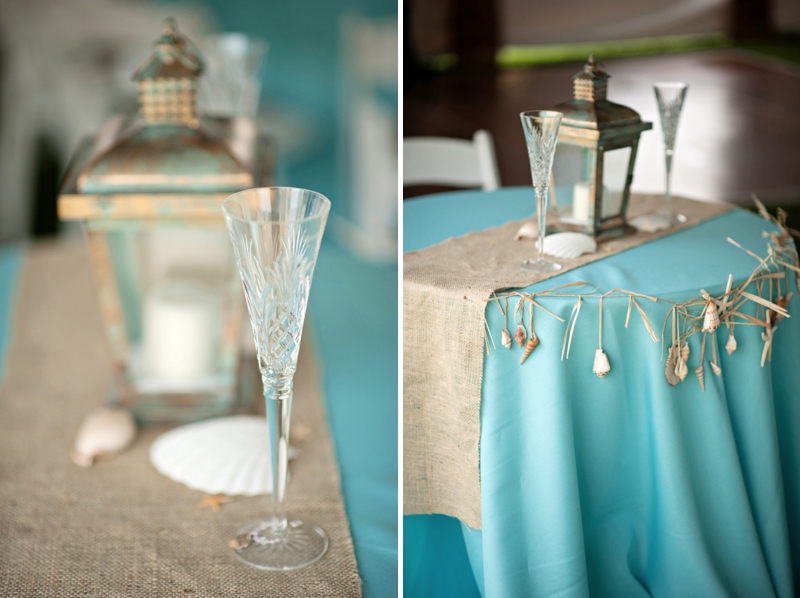 Aqua Florida Beach Wedding via TheELD.com