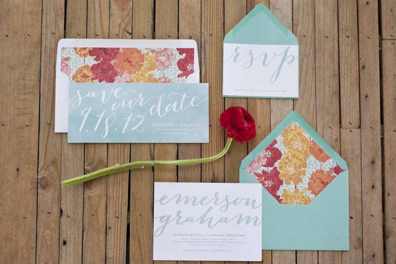 Colorful Fall Wedding Inspiration  via TheELD.com