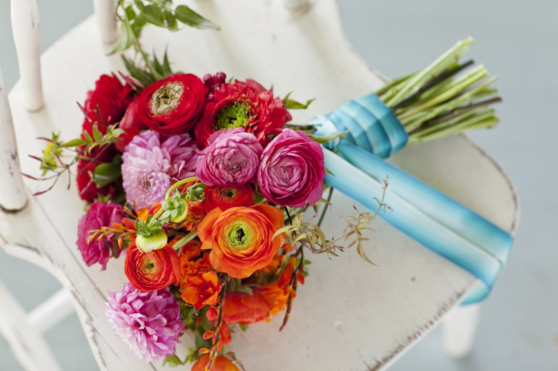 Colorful Fall Wedding Inspiration  via TheELD.com