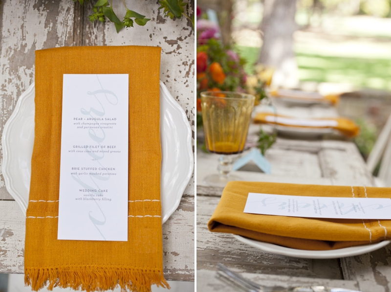 Colorful Fall Wedding Inspiration  via TheELD.com