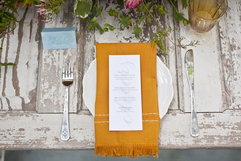 Colorful Fall Wedding Inspiration  via TheELD.com