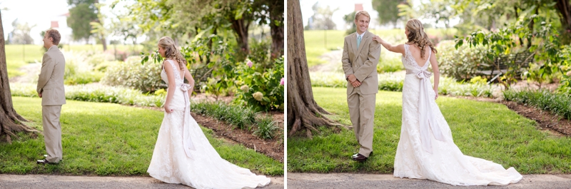 A Pink, Mint, and Burlap Wedding via TheELD.com