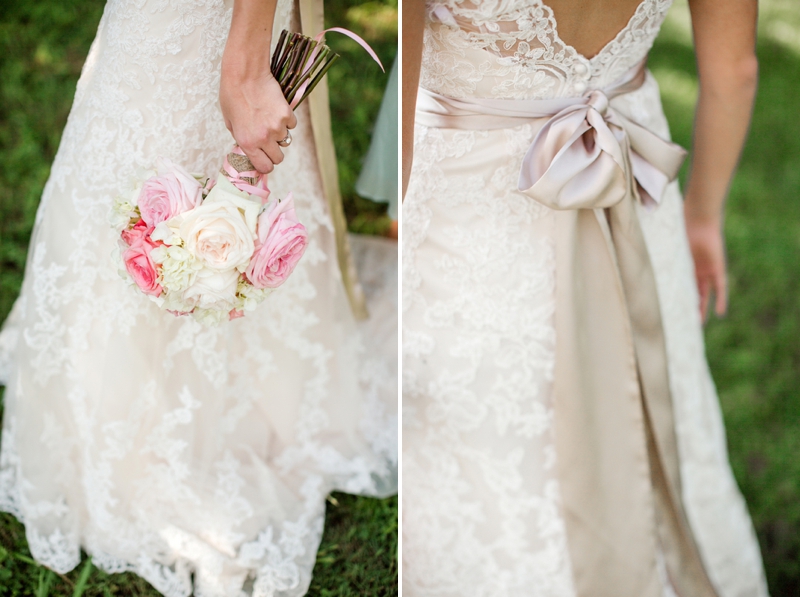 A Pink, Mint, and Burlap Wedding via TheELD.com