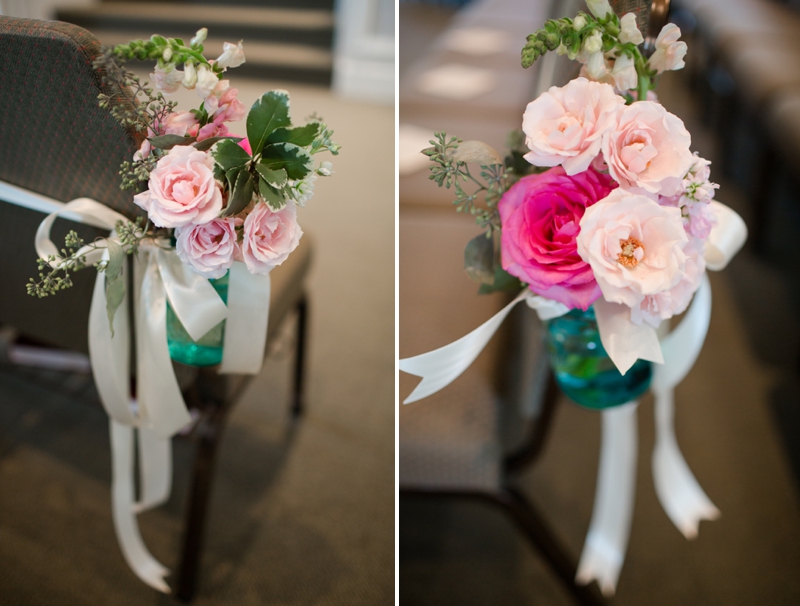 A Pink, Mint, and Burlap Wedding via TheELD.com