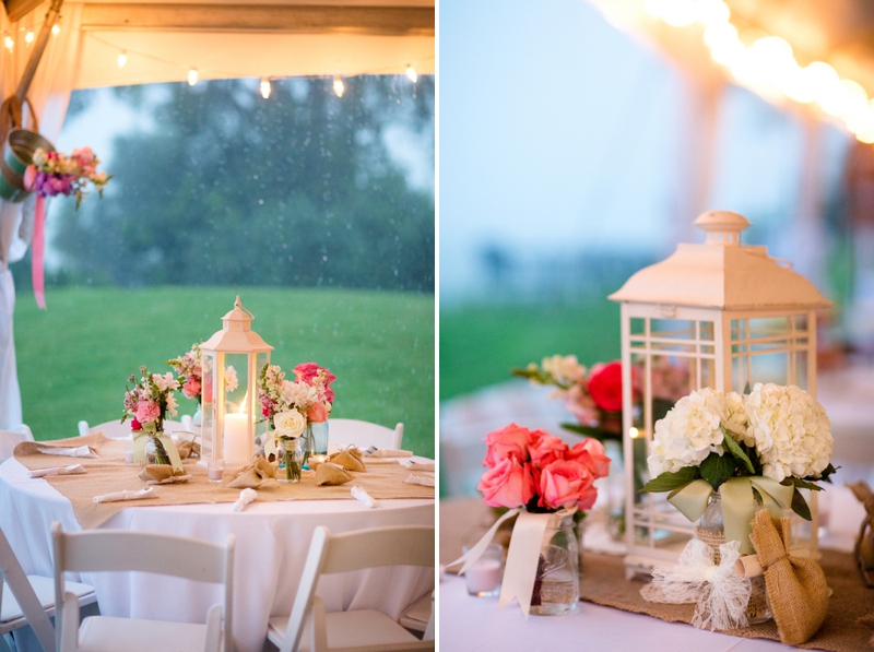 A Pink, Mint, and Burlap Wedding via TheELD.com