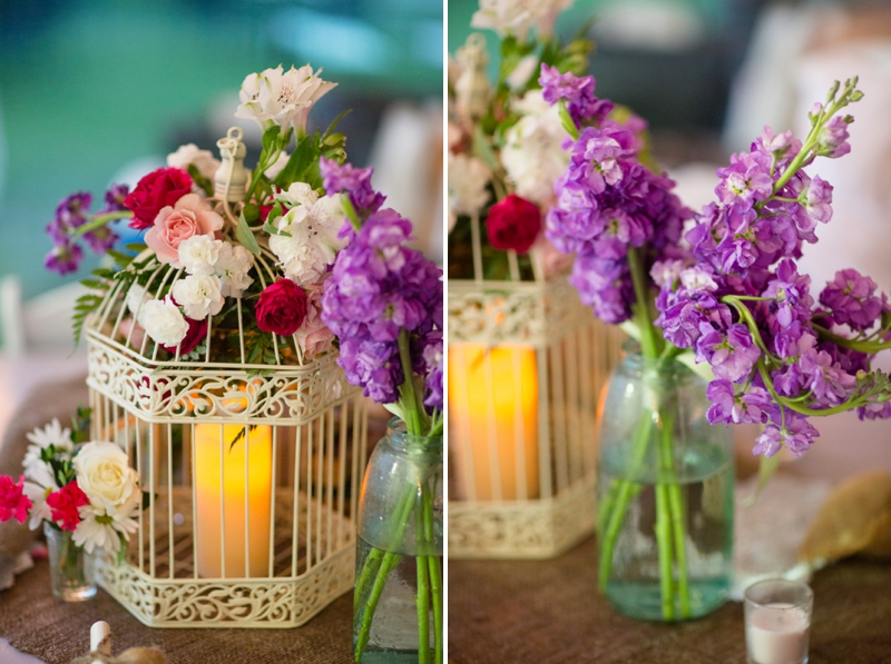 A Pink, Mint, and Burlap Wedding via TheELD.com