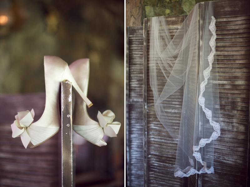 Purple & Green Rustic North Carolina Wedding  via TheELD.com