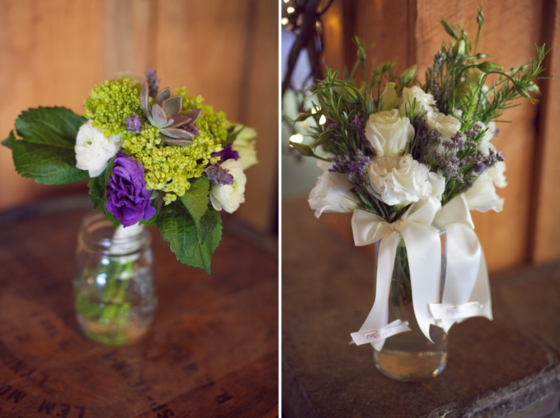 Purple & Green Rustic North Carolina Wedding  via TheELD.com