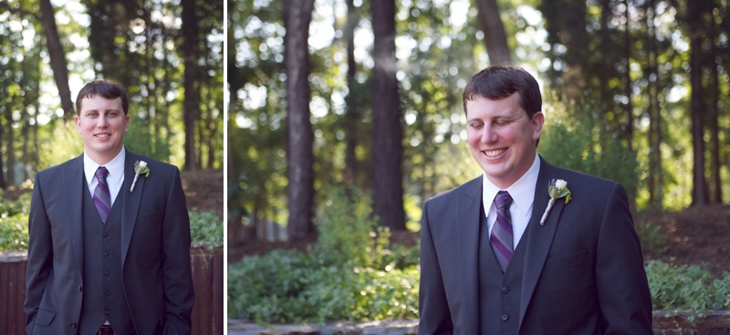 Purple & Green Rustic North Carolina Wedding  via TheELD.com