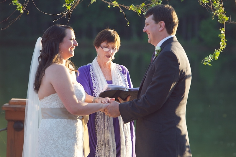 Purple & Green Rustic North Carolina Wedding  via TheELD.com