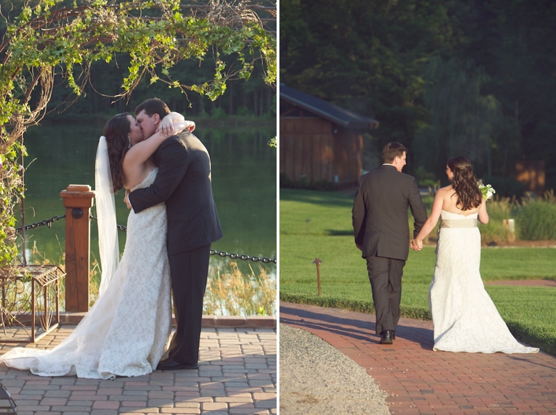 Purple & Green Rustic North Carolina Wedding  via TheELD.com