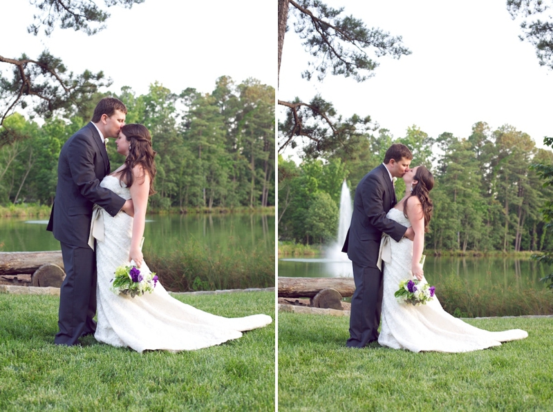 Purple & Green Rustic North Carolina Wedding  via TheELD.com