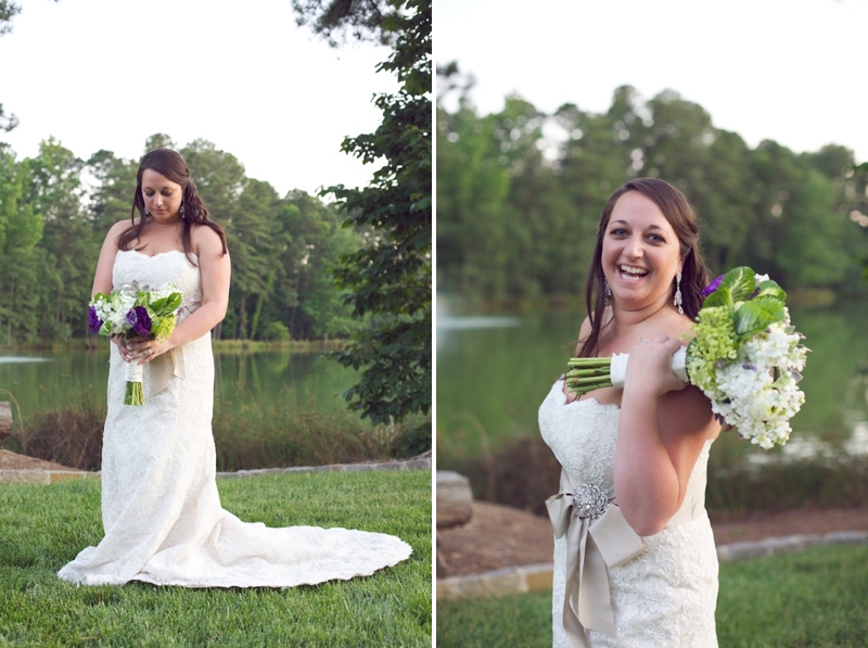 Purple & Green Rustic North Carolina Wedding  via TheELD.com