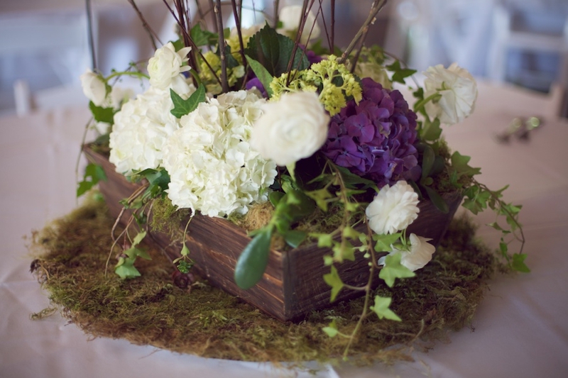 Purple & Green Rustic North Carolina Wedding  via TheELD.com