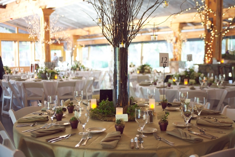 Purple & Green Rustic North Carolina Wedding  via TheELD.com