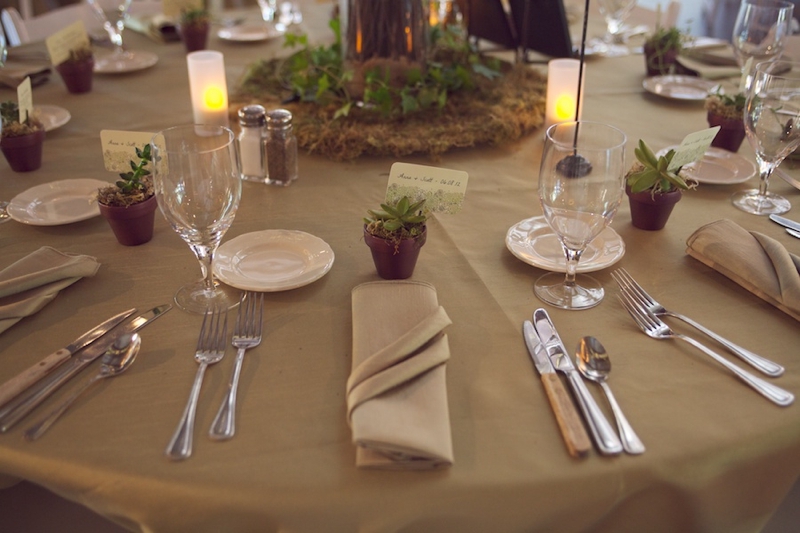 Purple & Green Rustic North Carolina Wedding  via TheELD.com