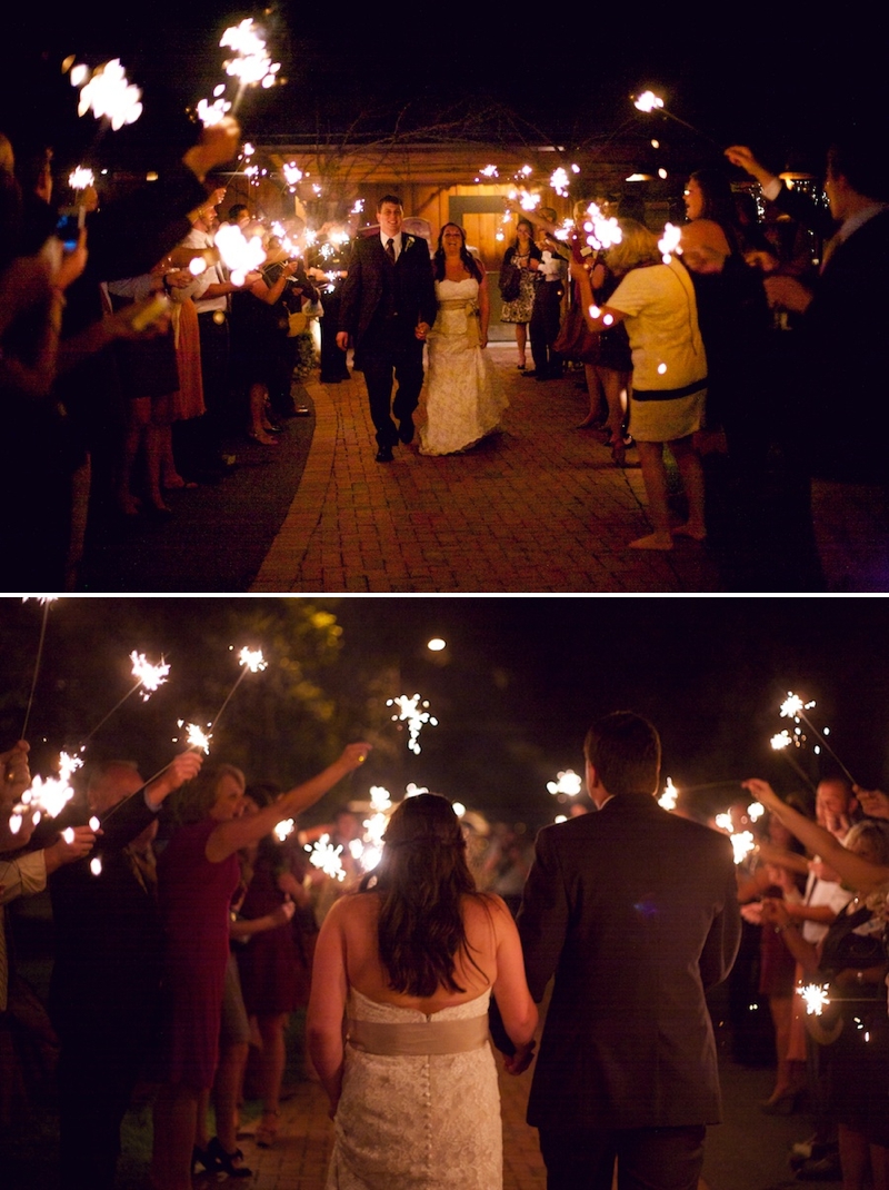 Purple & Green Rustic North Carolina Wedding  via TheELD.com