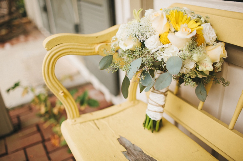 Yellow & Navy Rustic Ohio Wedding By BRAUNphotography via TheELD.com