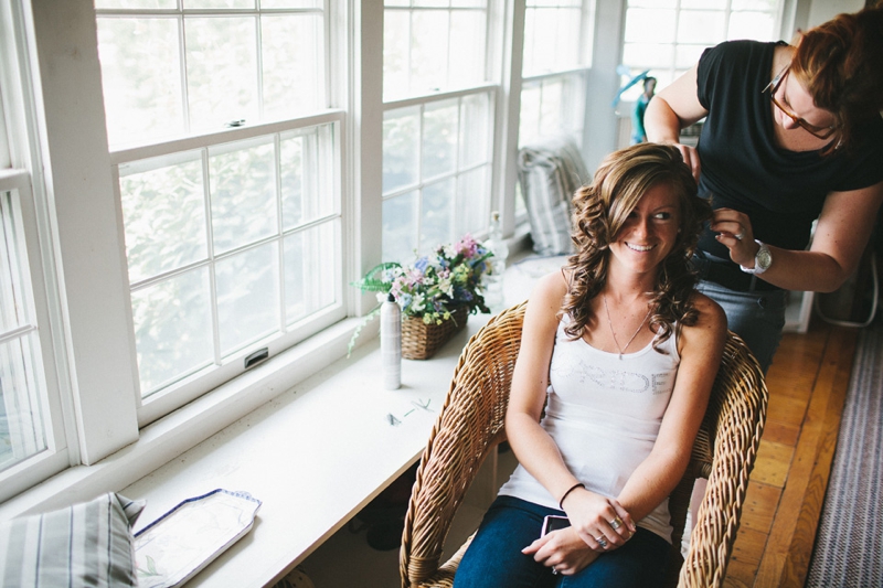 Yellow & Navy Rustic Ohio Wedding By BRAUNphotography via TheELD.com