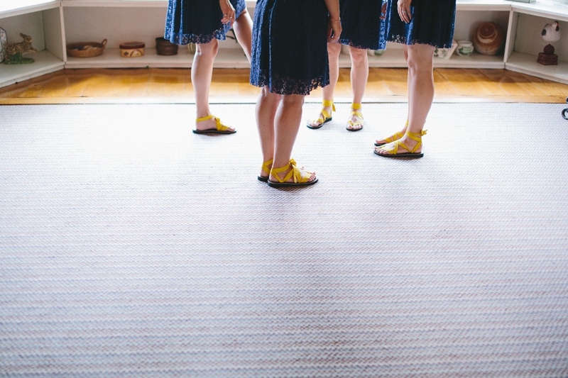 Yellow & Navy Rustic Ohio Wedding By BRAUNphotography via TheELD.com