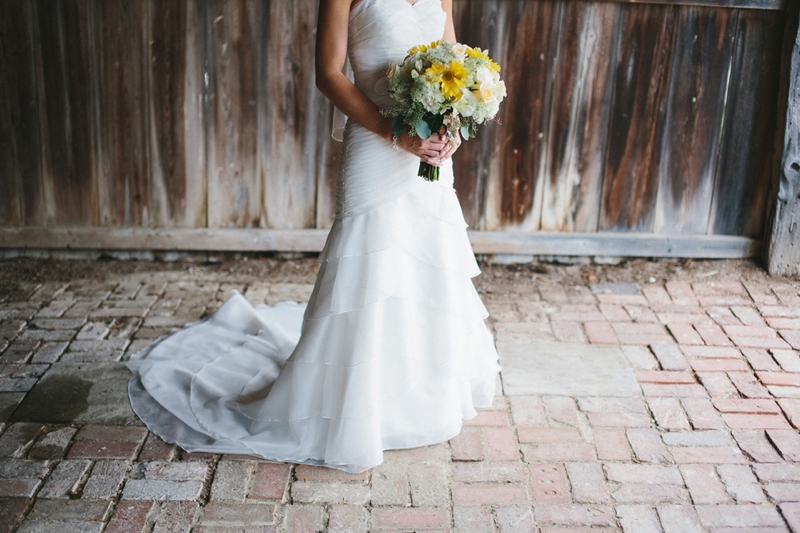 Yellow & Navy Rustic Ohio Wedding By BRAUNphotography via TheELD.com