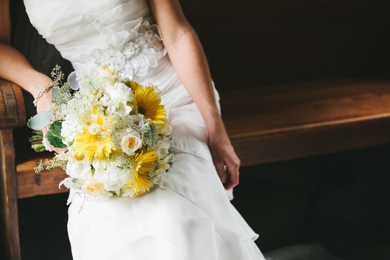 Yellow & Navy Rustic Ohio Wedding By BRAUNphotography via TheELD.com