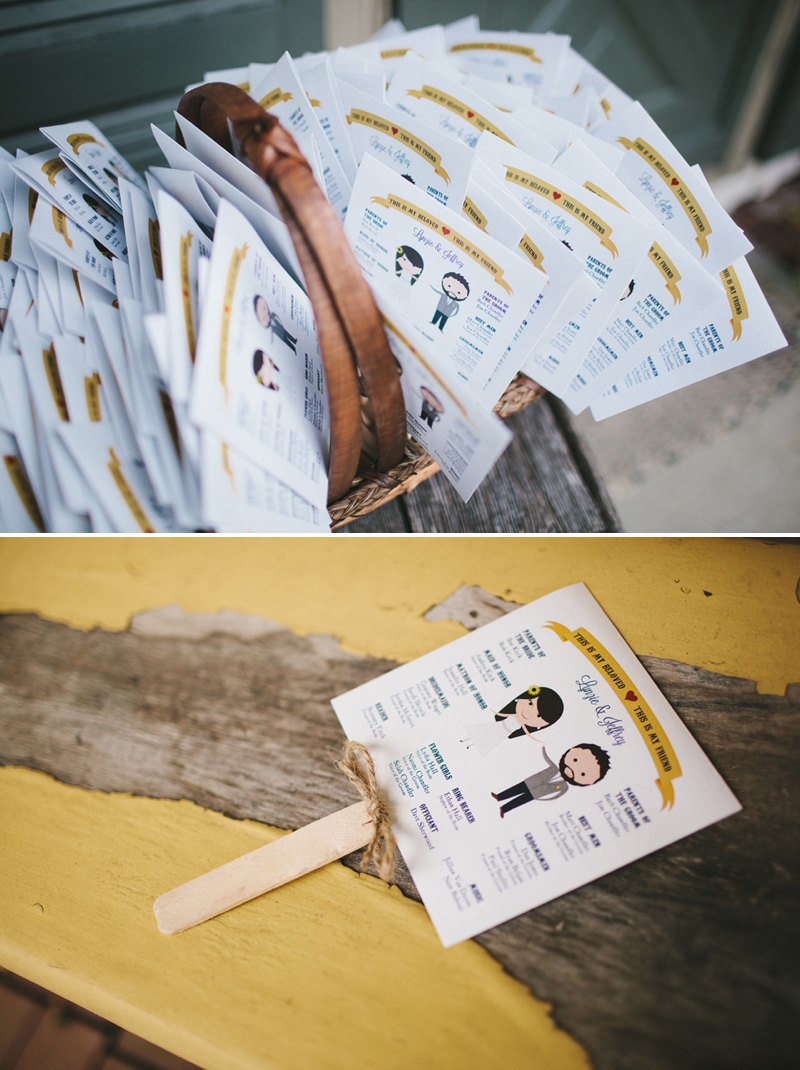 Yellow & Navy Rustic Ohio Wedding By BRAUNphotography via TheELD.com