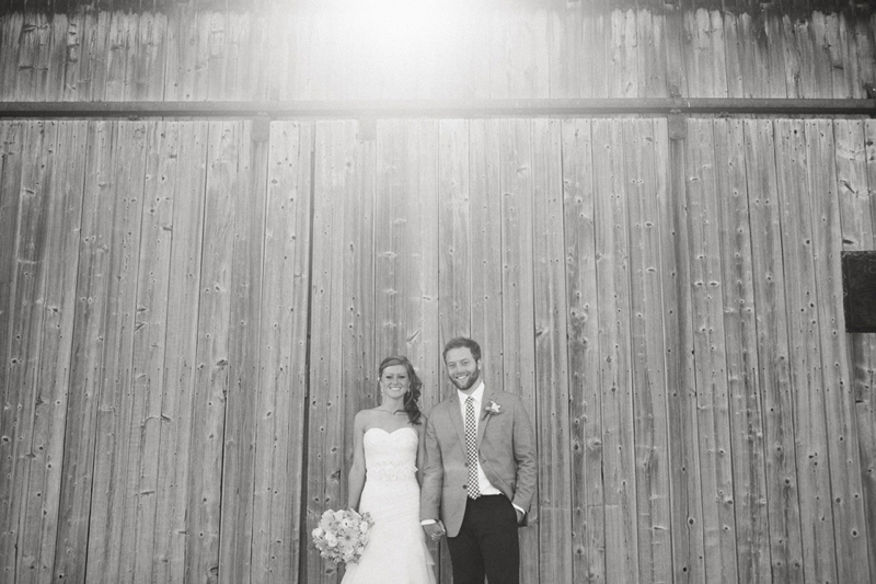 Yellow & Navy Rustic Ohio Wedding By BRAUNphotography via TheELD.com