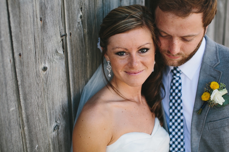 Yellow & Navy Rustic Ohio Wedding By BRAUNphotography via TheELD.com