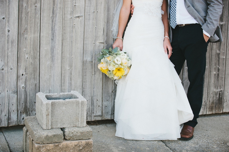 Yellow & Navy Rustic Ohio Wedding By BRAUNphotography via TheELD.com