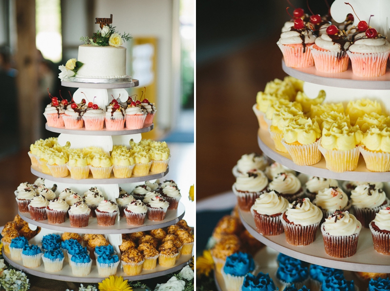 Yellow & Navy Rustic Ohio Wedding By BRAUNphotography via TheELD.com