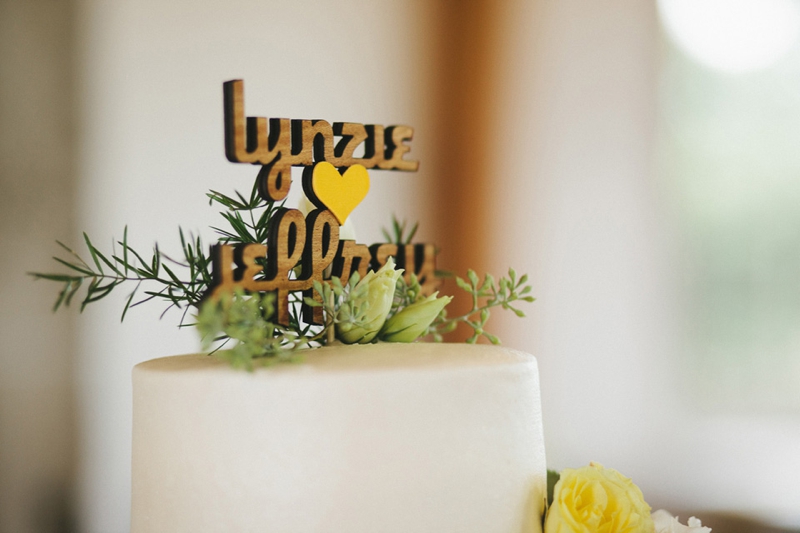 Yellow & Navy Rustic Ohio Wedding By BRAUNphotography via TheELD.com