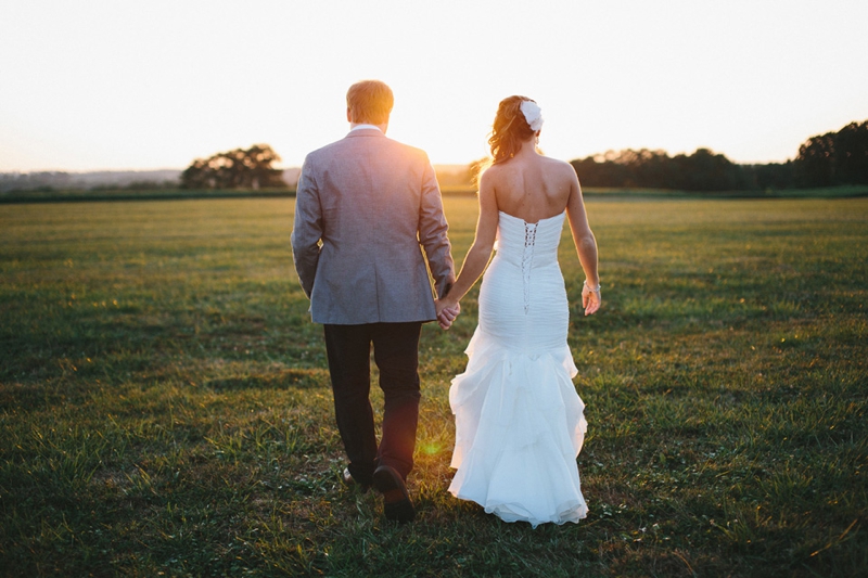 Yellow & Navy Rustic Ohio Wedding By BRAUNphotography via TheELD.com