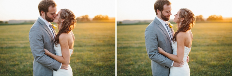 Yellow & Navy Rustic Ohio Wedding By BRAUNphotography via TheELD.com