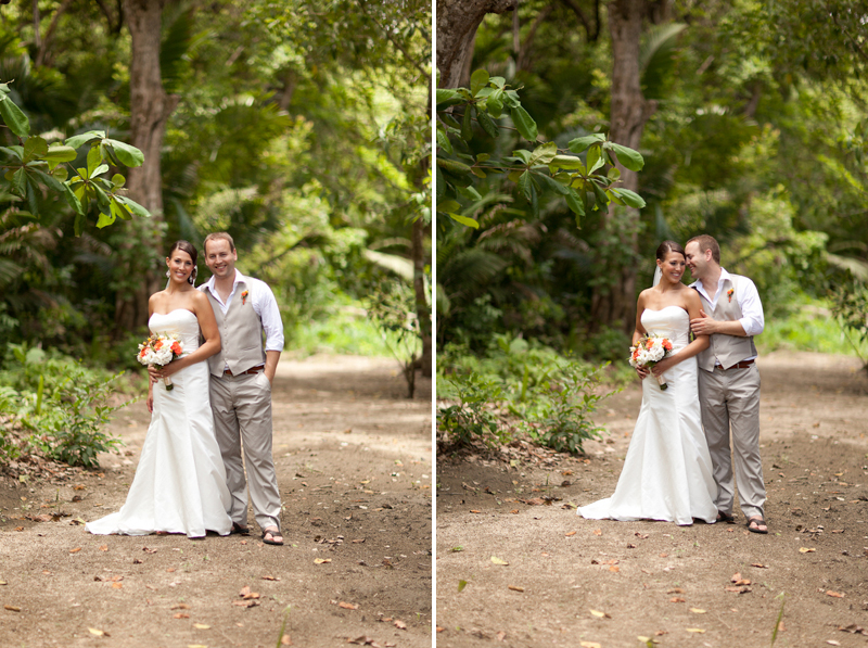 Yellow, Red, and Orange Mexico Destination Wedding via TheELD.com