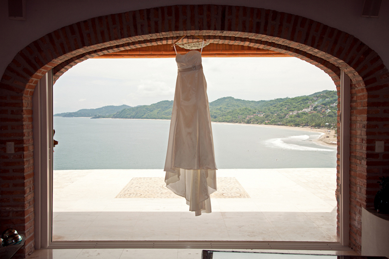 Yellow, Red, and Orange Mexico Destination Wedding via TheELD.com