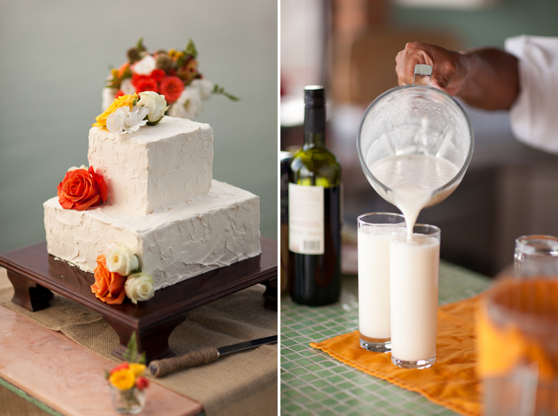 Yellow, Red, and Orange Mexico Destination Wedding via TheELD.com