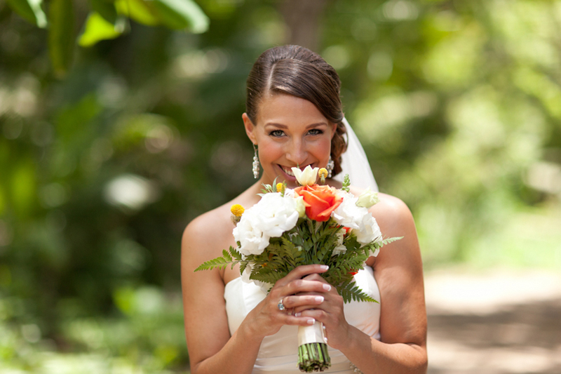 Yellow, Red, and Orange Mexico Destination Wedding via TheELD.com