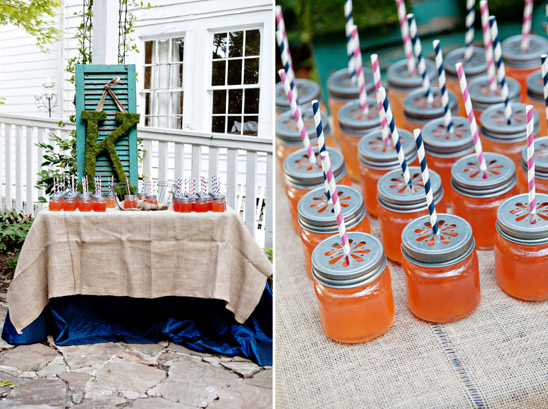 Hot Pink and Navy Georgia Wedding via TheELD.com