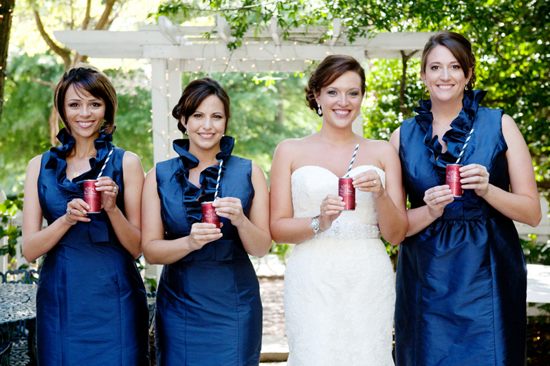 Hot Pink and Navy Georgia Wedding via TheELD.com