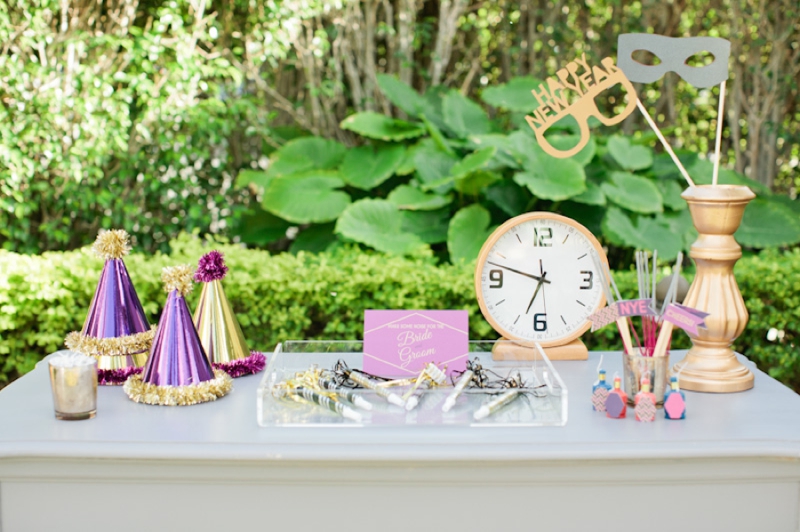 Colorful New Years Eve Wedding Inspiration via TheELD.com